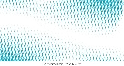 Transparent Vektor Farbverlauf Blau Farbe Halbton Hintergrund Stagged Dots Muster moderne Kunst einfach schöne Tapete