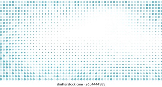 Gradiente de Vector transparente Fondo de semitono de color azul Patrón de puntos escalonados artes punteadas modernas abstractas eps10
