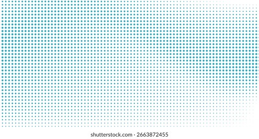 Gradiente de Vector transparente Fondo de semitono de color azul Patrón de puntos escalonados moderno punteado