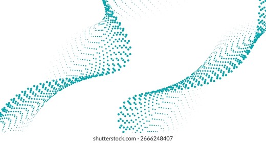 Transparent Vector Gradient Blue Color Halftone Background Staggered Dots Pattern modern dotted
 arts background