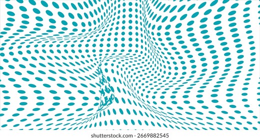 Gradiente de Vector transparente Fondo de semitono de color azul Patrón de puntos escalonados moderno punteado