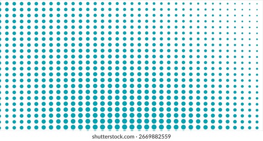 Gradiente de Vector transparente Fondo de semitono de color azul Patrón de puntos escalonados moderno punteado