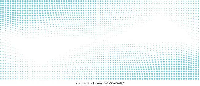 Transparent Vector Gradient Blue Color Halftone Background Staggered Dots Pattern modern dotted.modern trendy design,