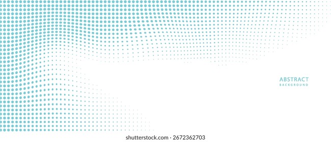 Transparent Vector Gradient Blue Color Halftone Background Staggered Dots Pattern modern dotted.vector illustration