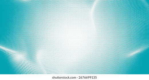 Transparent Vektor Gradient Blau Farbe Halbton Hintergrund Stagged Dots Pattern modern gepunktete