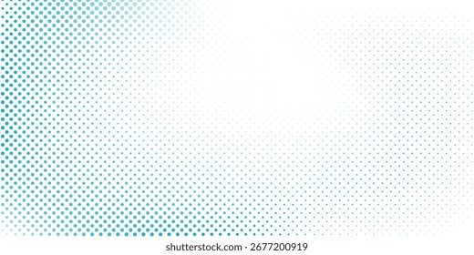 Gradiente de Vector transparente Color azul Halftone Puntos de fondo