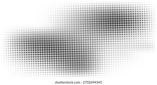 Transparent Vector Gradient Blue Color Halftone Background Staggered Dots Pattern modern dotted	
