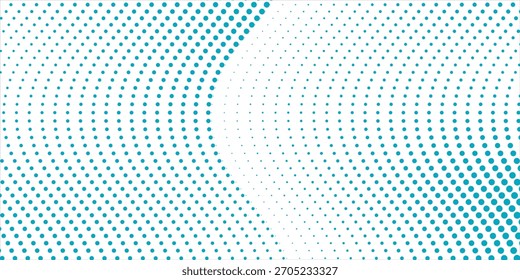 Gradiente de Vector transparente Fondo de semitono de color azul Patrón de puntos escalonados moderno punteado