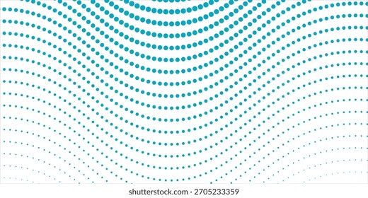 Transparent Vector Gradient Blue Color Halftone Background Staggered Dots Pattern modern dotted