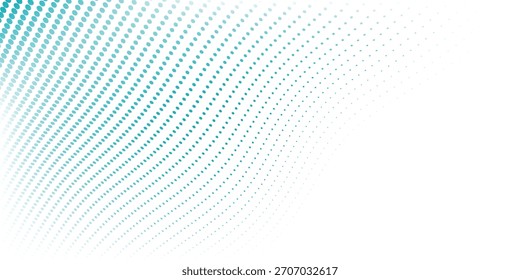 Gradiente de Vector transparente Fondo de semitono de color azul Patrón de puntos escalonados moderno punteado