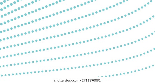 Vetor transparente Gradiente Cor azul Meio-tom Fundo Pontos escalonados Padrão moderno pontilhado
