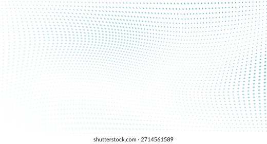 Gradiente de Vector transparente Fondo de semitono de color azul Puntos escalonados luz agradable azul