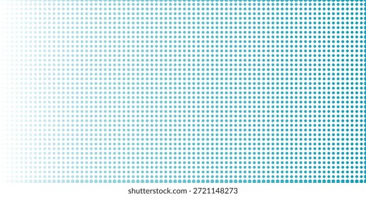 Gradiente de Vector transparente Fondo de semitono de color azul Patrón de puntos escalonados moderno punteado