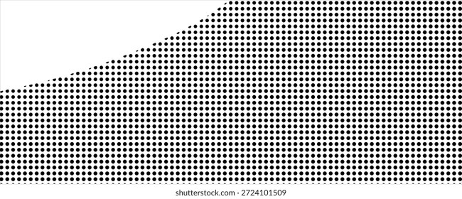 Gradiente de Vector transparente Fondo de semitono de color azul Patrón de puntos escalonados moderno punteado