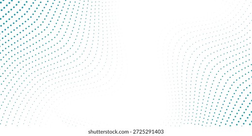 Transparent Vektor Gradient Blau Farbe Halbton Hintergrund Stagged Dots Pattern modern gepunktete