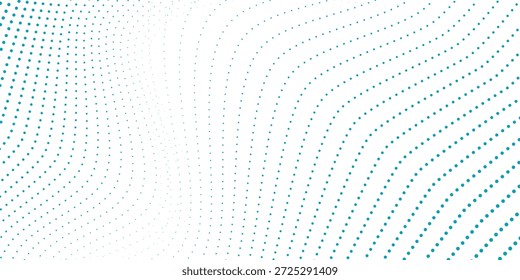 Gradiente de Vector transparente Fondo de semitono de color azul Patrón de puntos escalonados moderno punteado