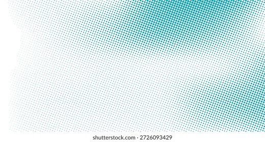 Gradiente de Vector transparente Fondo de semitono de color azul Patrón de puntos escalonados moderno punteado