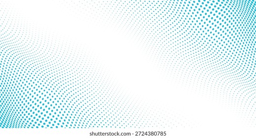 vetor transparente gradiente azul branco cor meio-tom fundo pontos escalonados padrão moderno pontilhado artes abstract.Eps 10