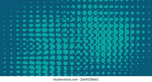 Transparent Vector Gradient green Color Halftone Background Staggered Dots Pattern modern dotted