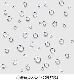 Transparent Water Drop Background Vector Stock Vector (Royalty Free ...
