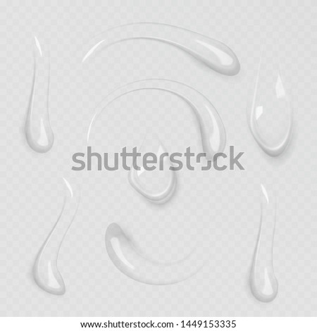 Similar – Image, Stock Photo Cosmetic smears and translucent globes on a soft blue background