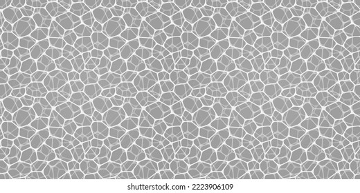 transparent water surface vector seamless pattern. Closeup watery template wallpeper with ripples, waves and shadows. Aquatic repeated texture in a trendy style for travel background, interior design