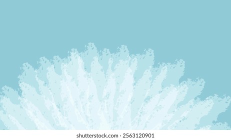Transparent White Textures on Blue  Background