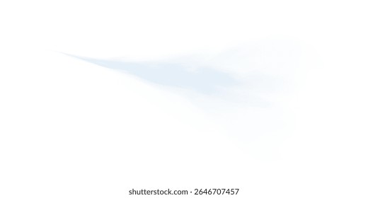 PNG de trilha de vento transparente com movimento de torção, linhas de desfoque suave e efeito de tornado de inverno para ilustrações ambientais ou climáticas.