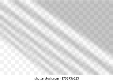 Transparent window shadow. Light effect overlay. Mesh grid. Presentation your design card, poster, stories Photo realistic vector illustration
