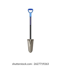 transplant tree planting shovel cartoon. hole grip, durable metal, wood landscaping transplant tree planting shovel sign. isolated symbol vector illustration