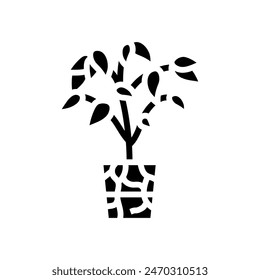 transplanting urban gardening glyph icon vector. transplanting urban gardening sign. isolated symbol illustration