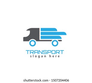 Transport auto logo design sign