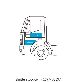 Transport Branding Identity Vector Mock up 2