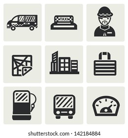 Transport and building icons,vector