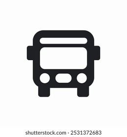 transport bus icon sign vector