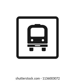 Transport bus vector icon. Bus front view icon. Vehicle icon. Vector flat sign. Transport bus vector icon. Bus front view icon. Vehicle icon. Vector flat sign.