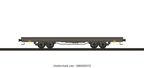 Carro de transporte. ilustración vectorial 