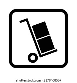Transport Cart - Transit Packaging, transportation icons, stock control system, packaging carrier