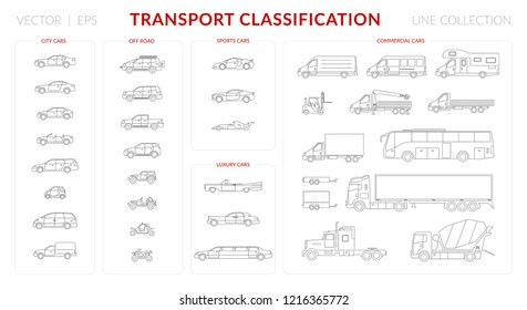 transport classification - vector pack