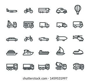 Transport Collections Symbol Icon Vector