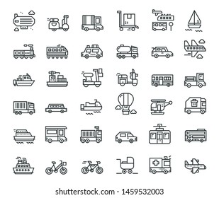 Transport Collections Symbol Icon Vector