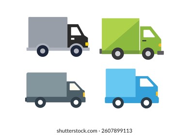 Transport Customer Support Icon Collections, logistics customer support icon, parcel delivery cargo icon, freight express delivery vector, cargo shipping service icon, transport business