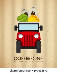 Transport design over beige background, vector illustration