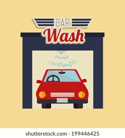 Transport design over beige background, vector illustration