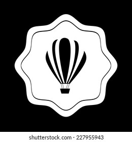 Transport design over black background, vector illustration
