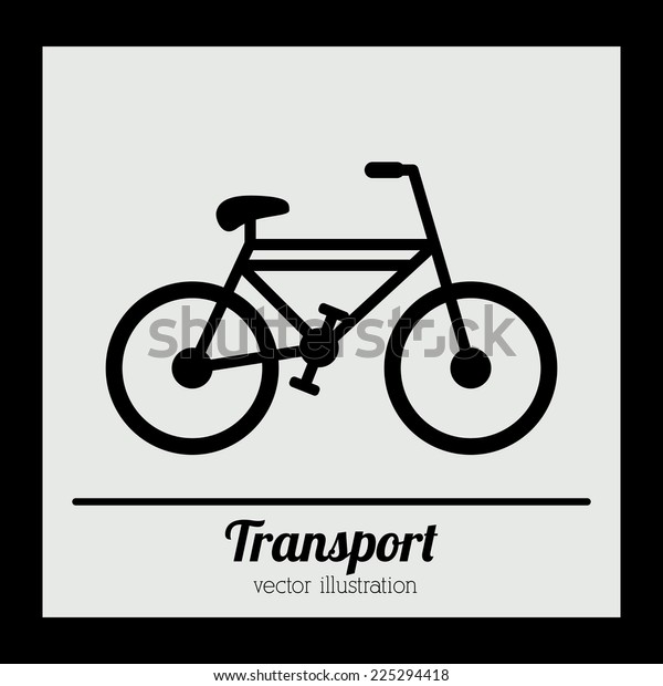 Transport design over black background,\
vector illustration