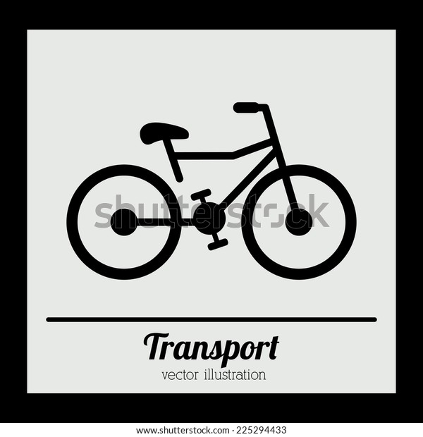 Transport design over black background,\
vector illustration
