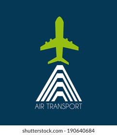 Transport design over blue background ,vector illustration