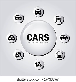 Transport design over gray background, vector illustration
