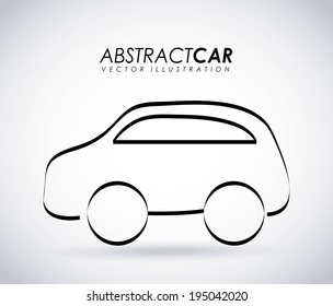 Transport design over gray background, vector illustration